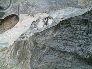 Rubli via ferrata / Vertical Dream 2006 (Site specific installation, video - interactive)
